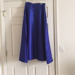 Maxi cobalt blue skirt